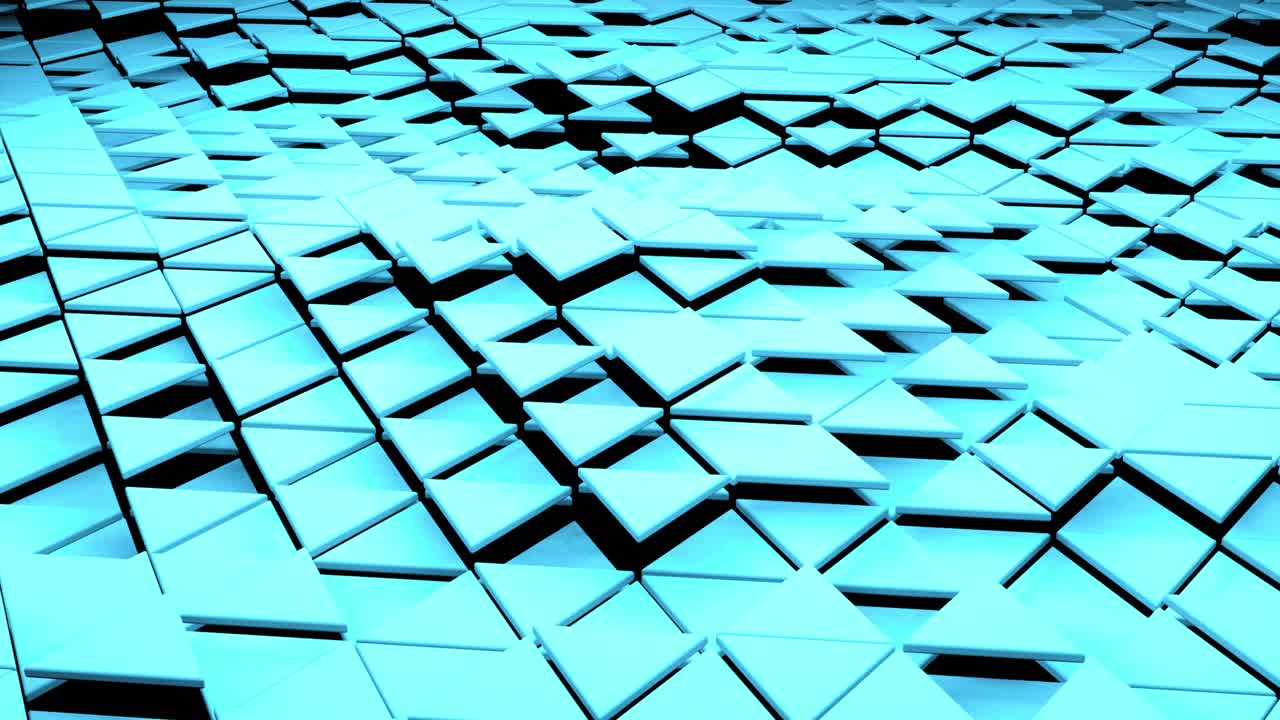 patrón geométrico abstracto con triángulos azules