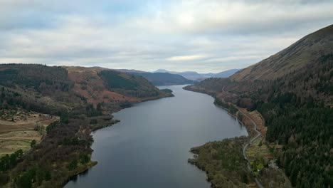 a high angle view of skiddaw and thirlmere from the flanks of helvellyn