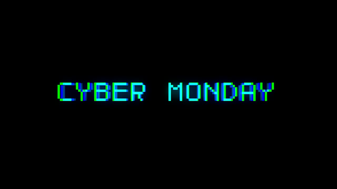 Follow text with bad signal. Glitch effect