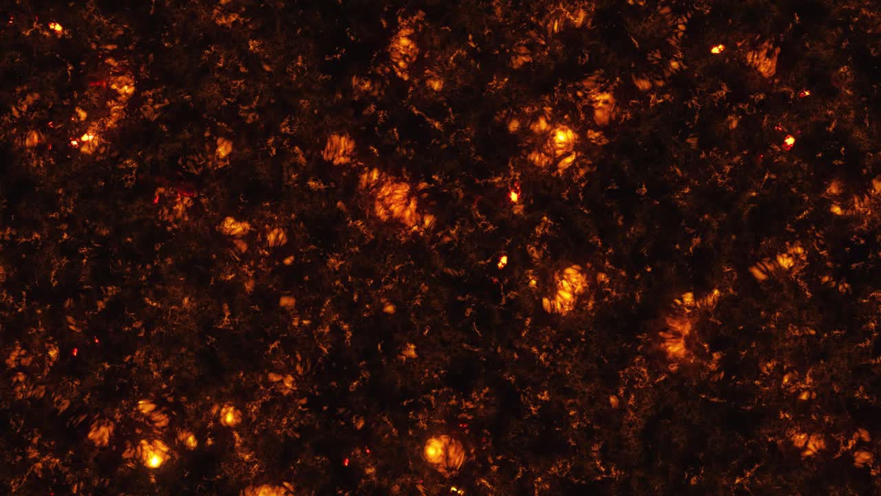 estrella moribunda, textura fractal, fondo del espacio