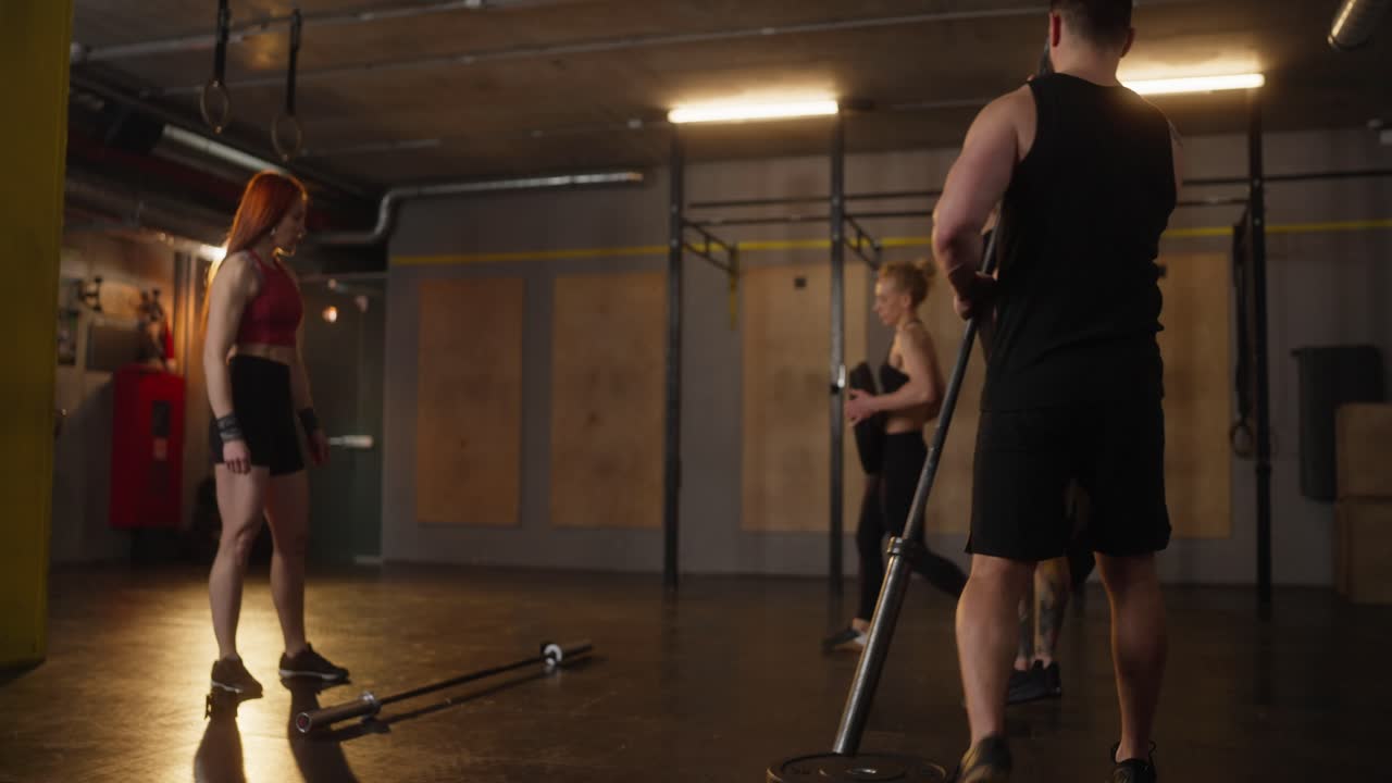 Group training in the gym