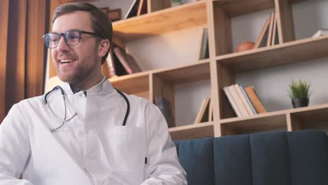 doctor on a telemedicine call
