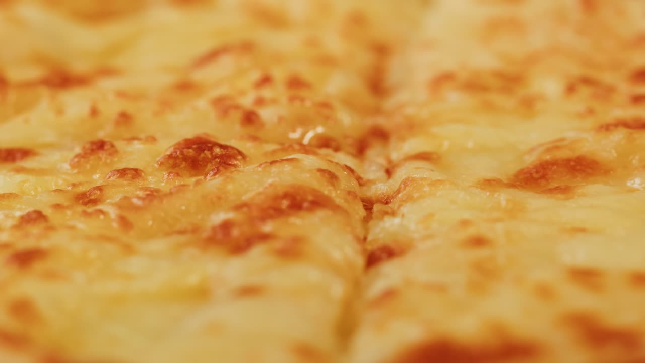 Primo piano di un Khachapuri