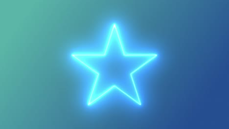 Retro-star-shape-animation-line