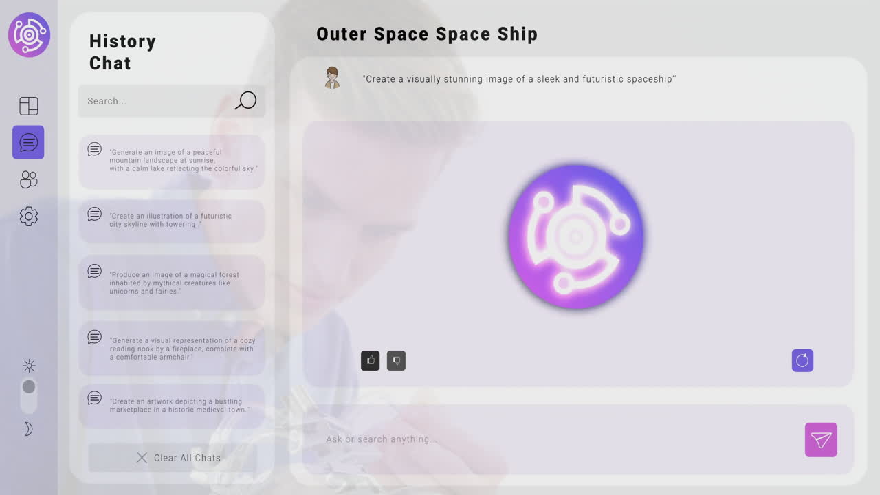 animación de procesamiento de datos digitales a través de la pantalla y empresario caucásico
