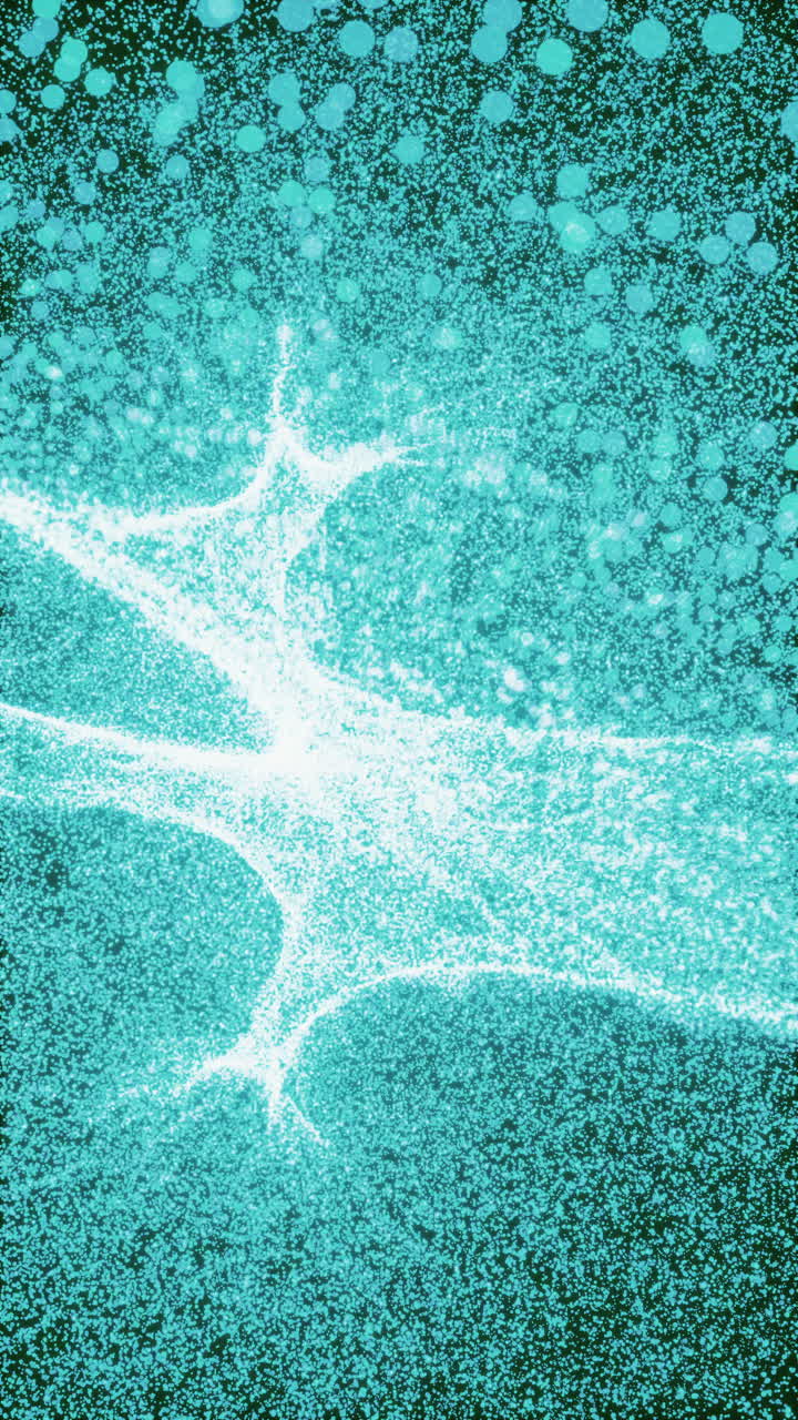 fondo fractal azul y verde abstracto