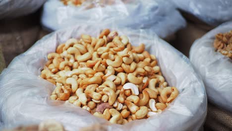 cashews in a bag