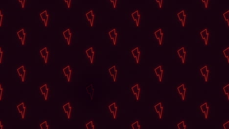 Dramatic-red-lightning-bolt-pattern-wallpaper-on-black-background