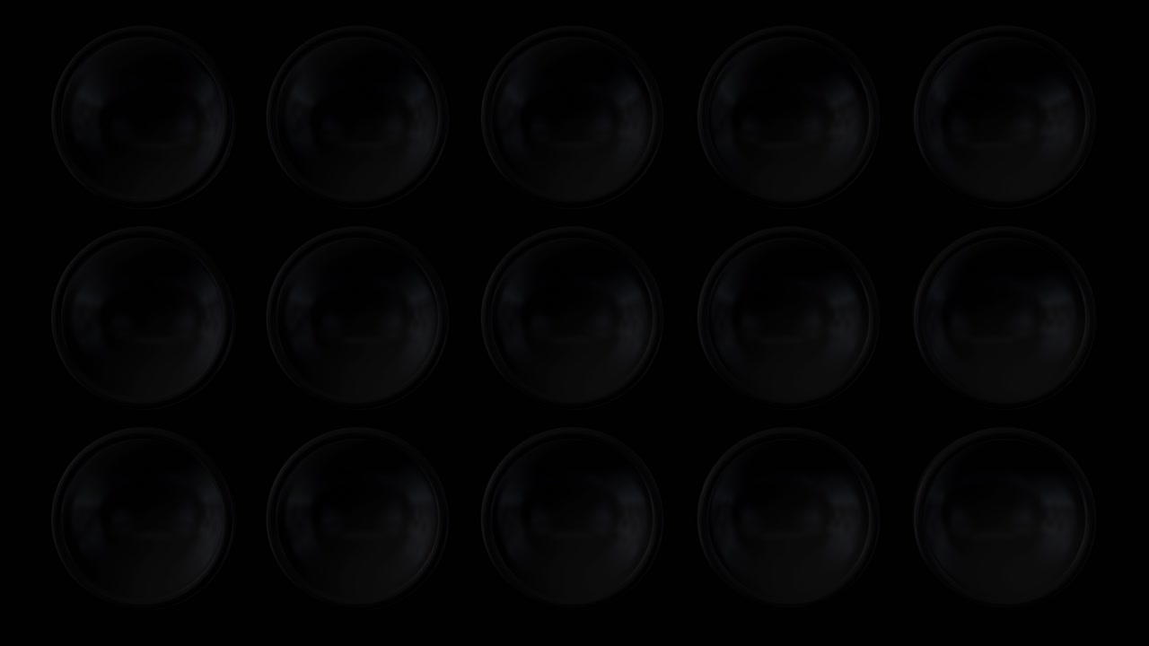 Glowing Number Display on a Dark Matrix Background
