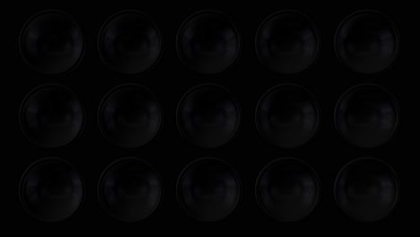 glowing number display on a dark matrix background
