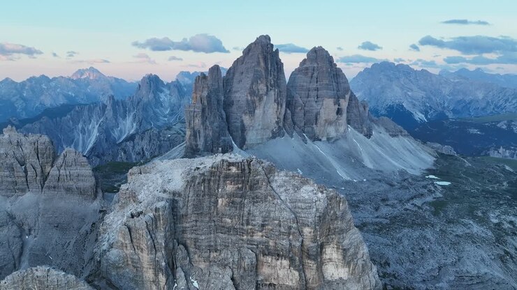 Riprese drone delle tre cime