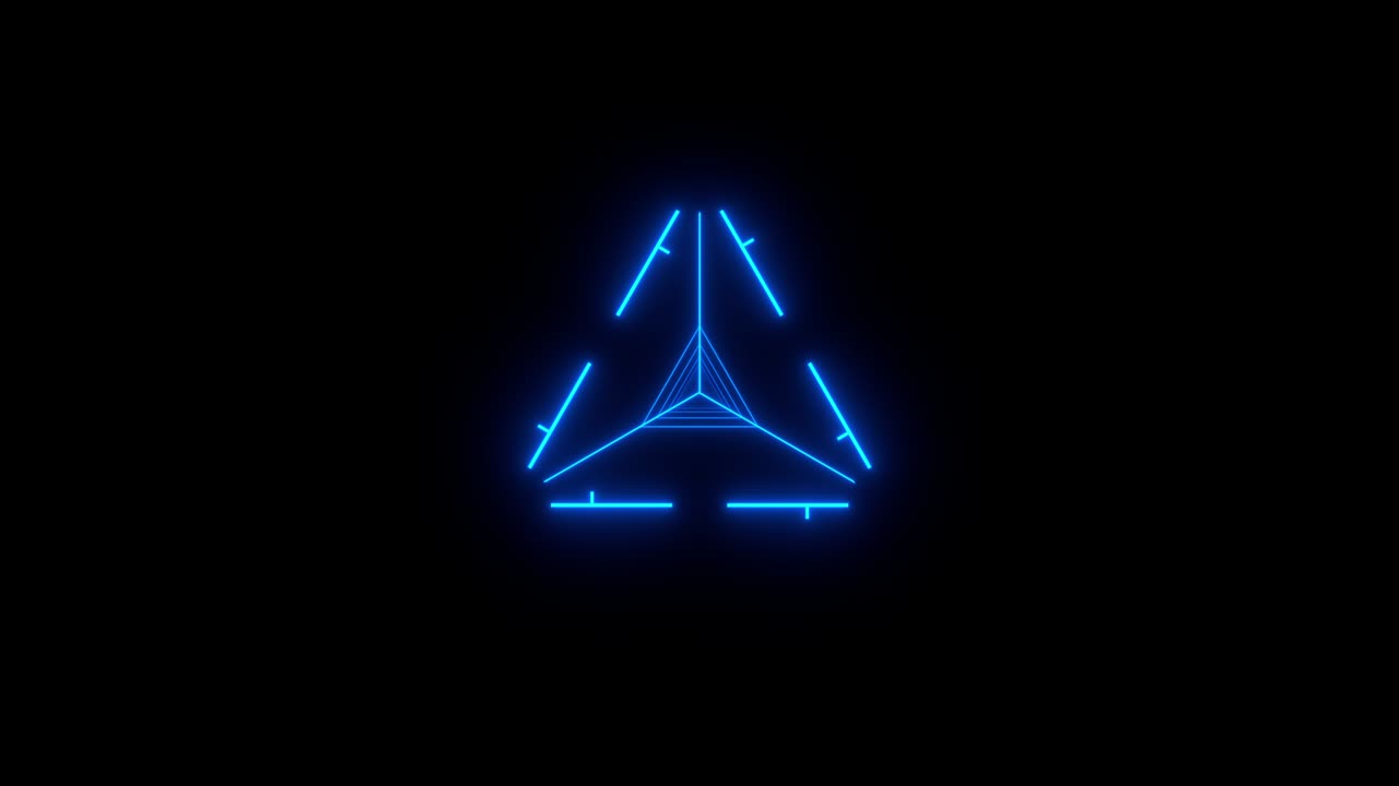 흑색 배경에 미래의 목표 무결한 루프