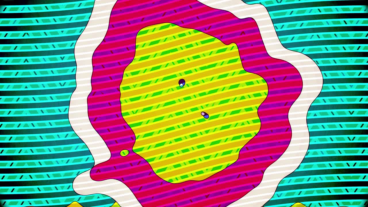 formas abstractas y un bucle de fondo de pintura