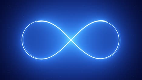 abstract 3d infinite loop symbol loop neon loop infinite endless symbol loop animation.