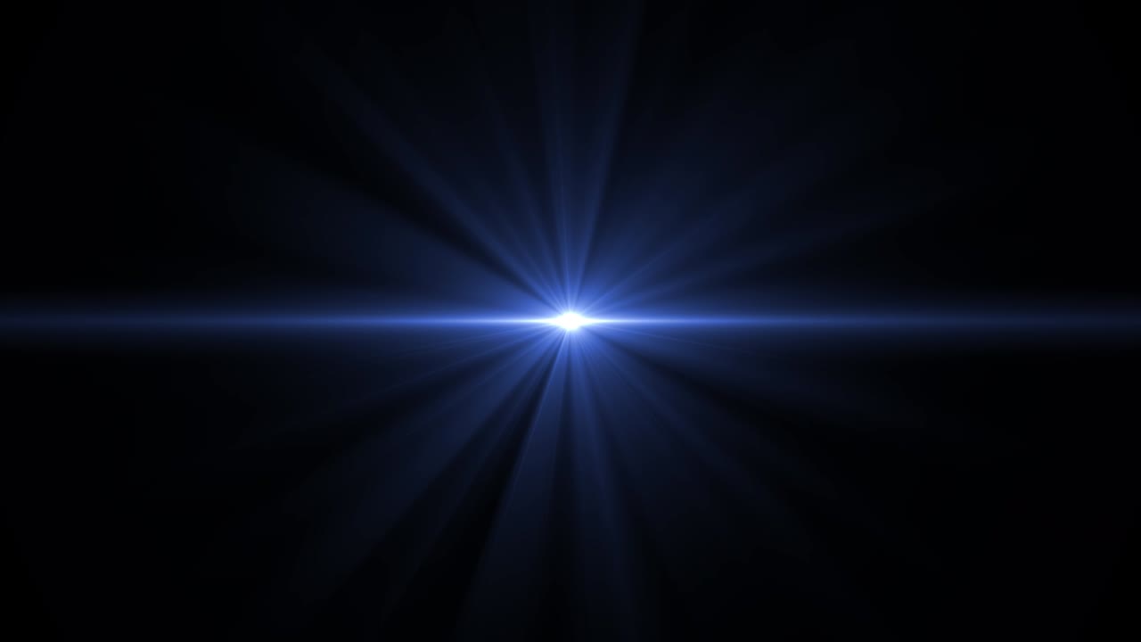 las luces de los rayos de las estrellas 4k las luces de las lentes ópticas las llamaradas de arte de animación brillantes el fondo de la lente de luz hermosa la llamarada de la luz el fondo gráfico de movimiento y la animación