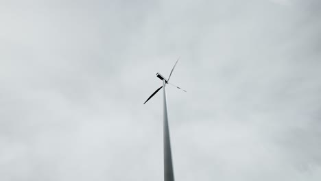 low angle view of a wind turbine