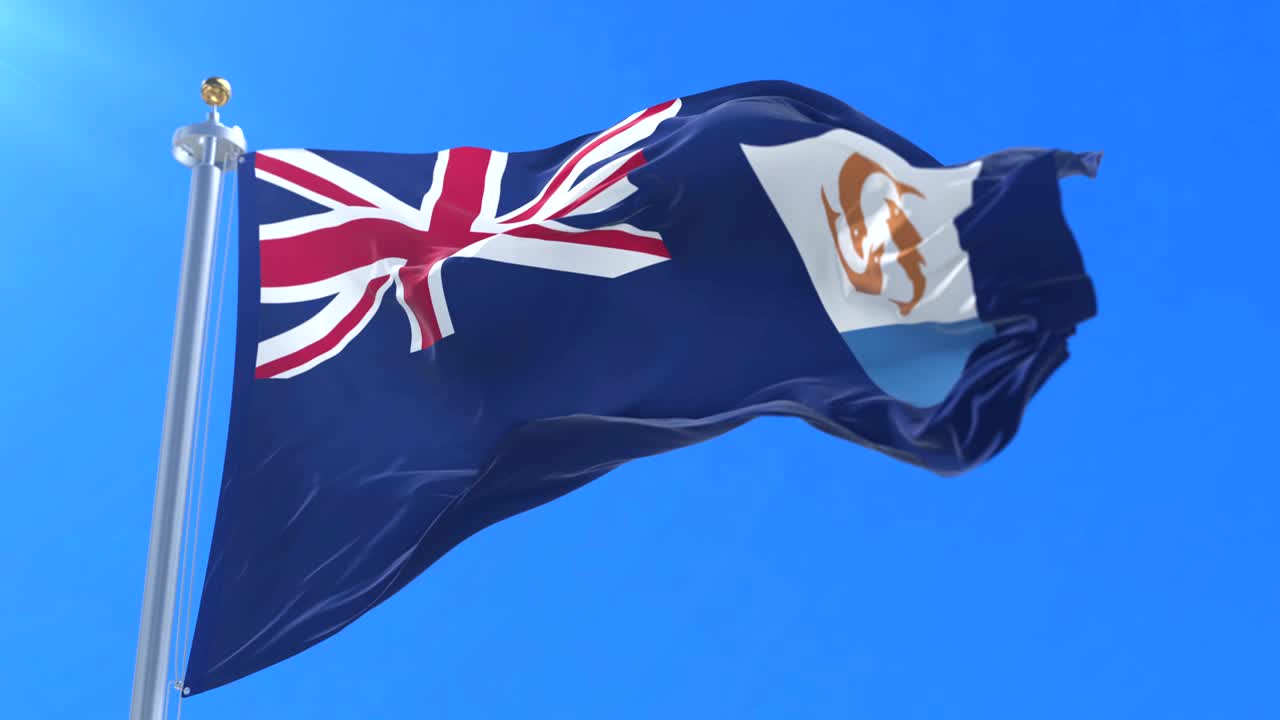 파란 하늘과 함께 느리게 바람에 흔들리는 앙길라 발, 루프