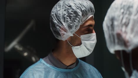 surgeon in operating room