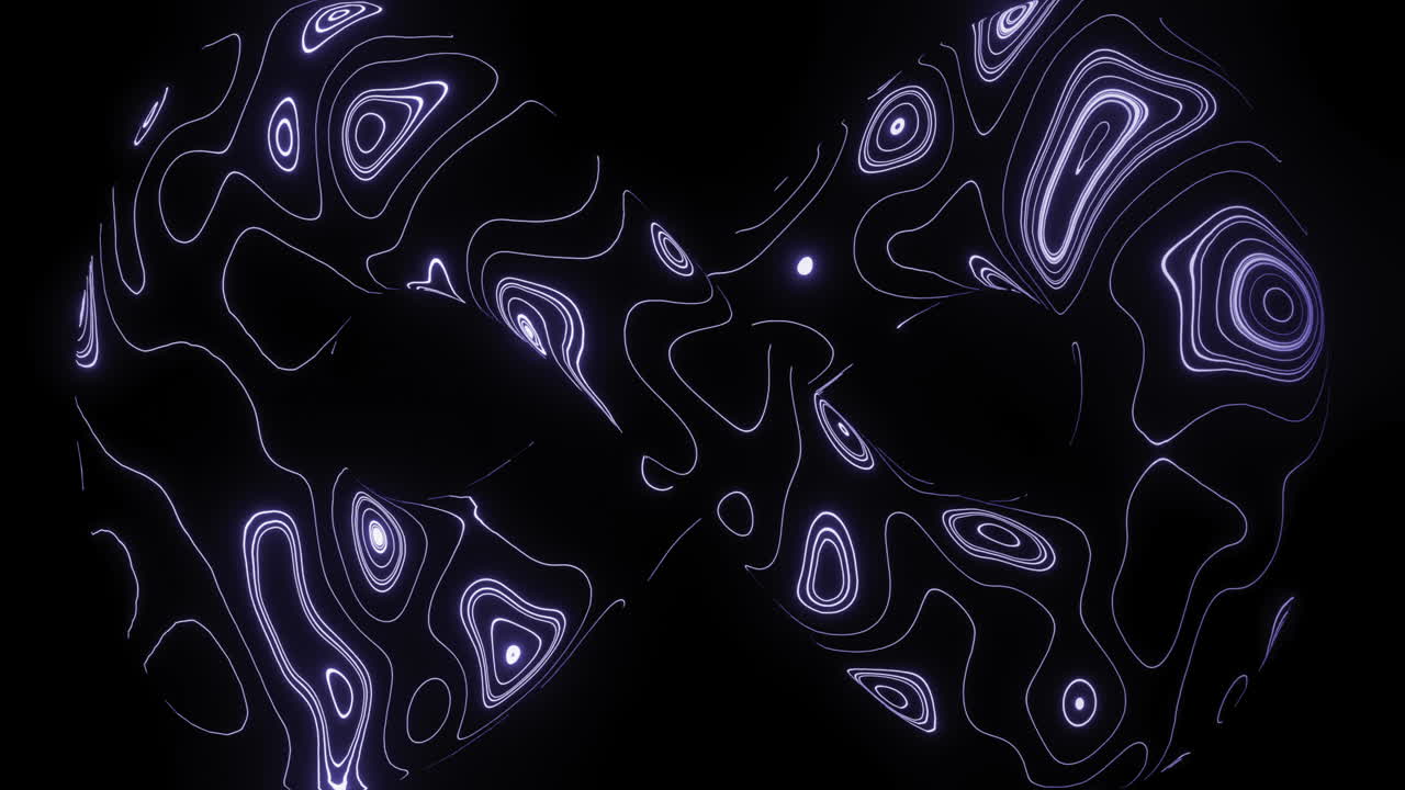 Abstract Glowing Infinity Symbol