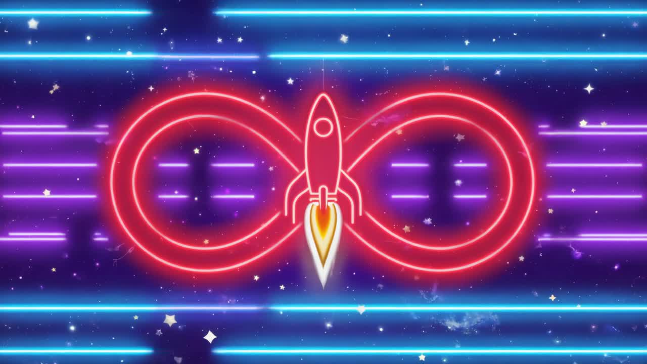 Neon Rocket Infinity