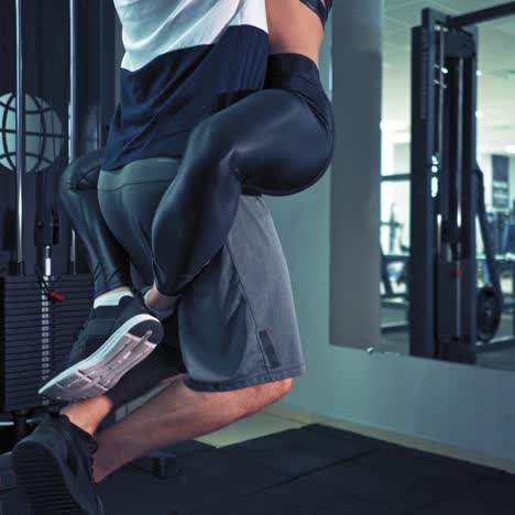 couple exercising together at gym