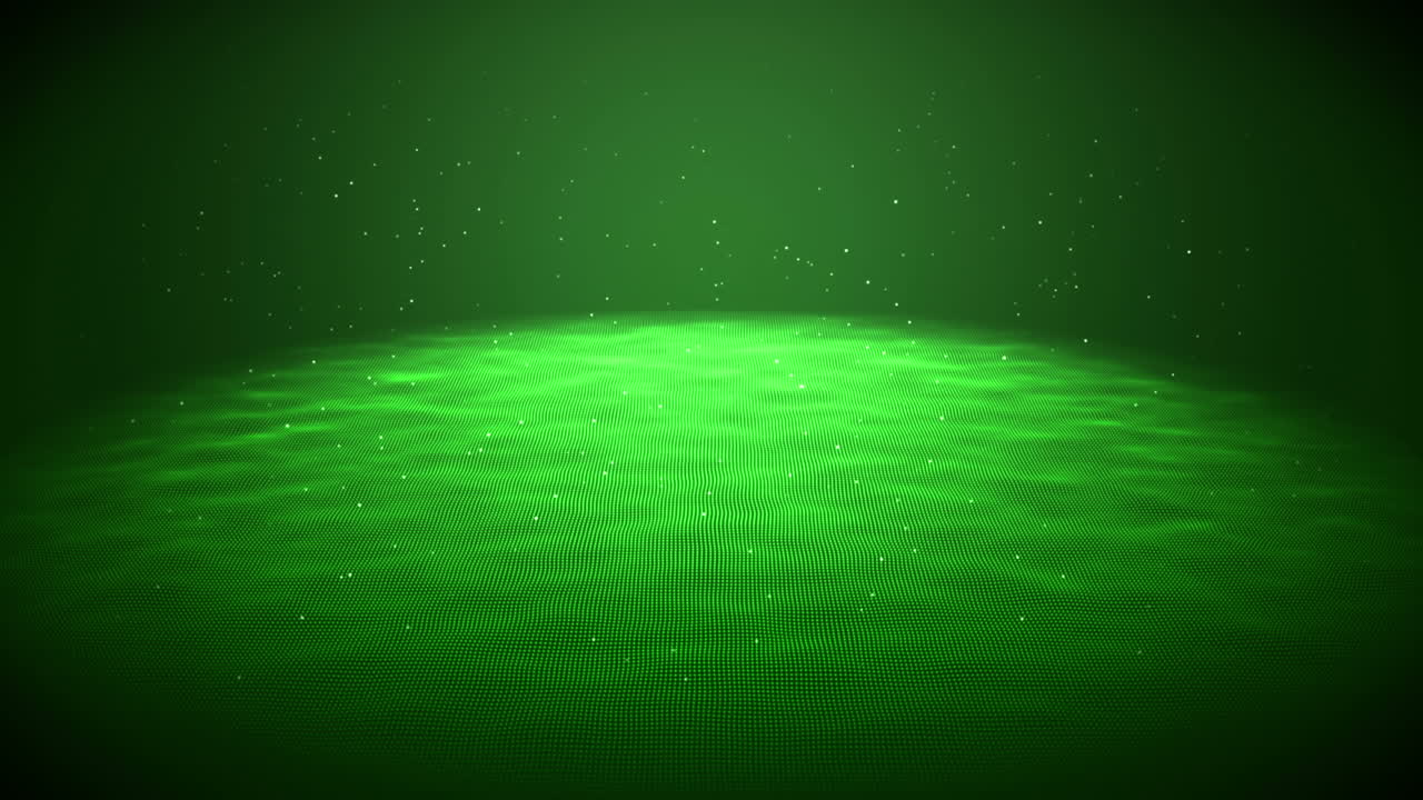 forma verde perturbada