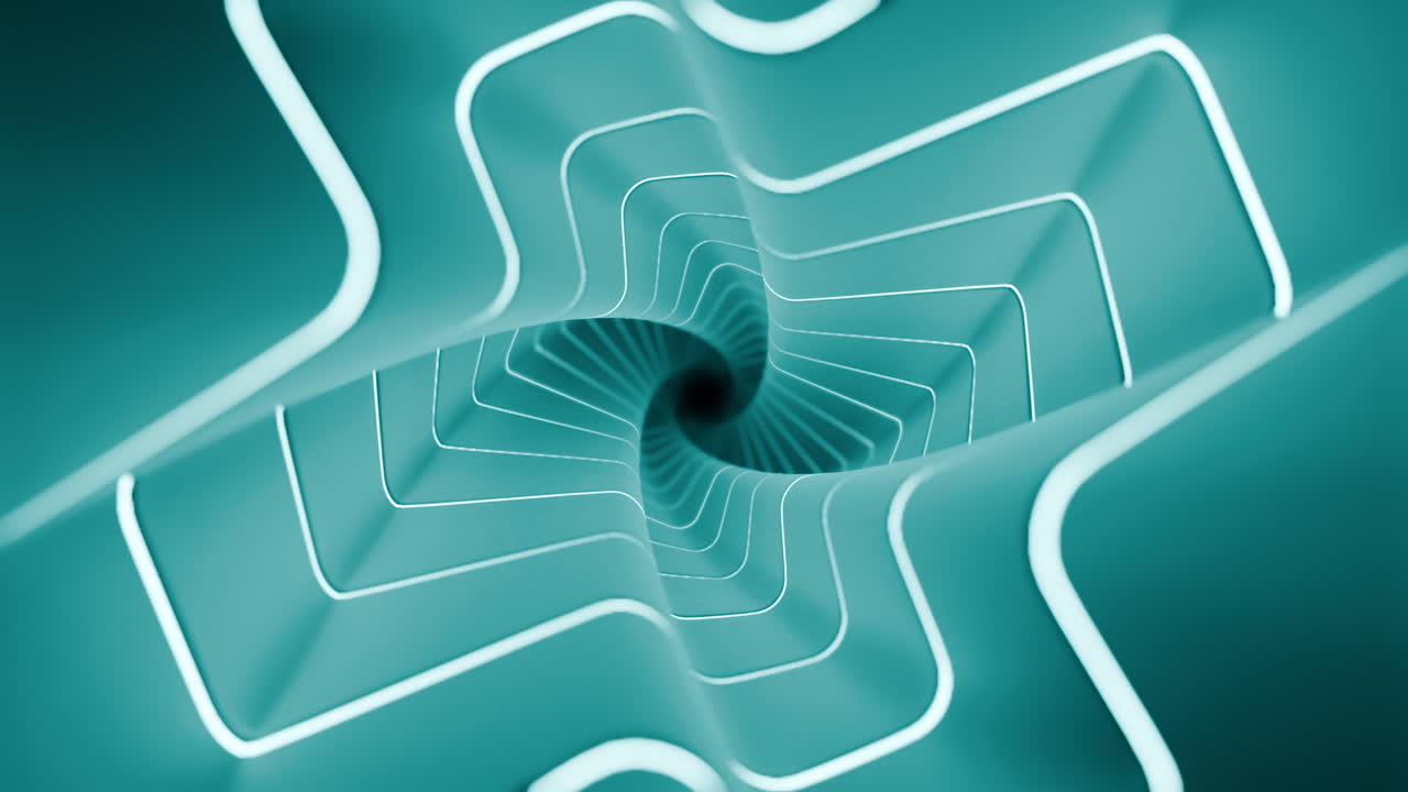 túnel espiral futurista abstracto