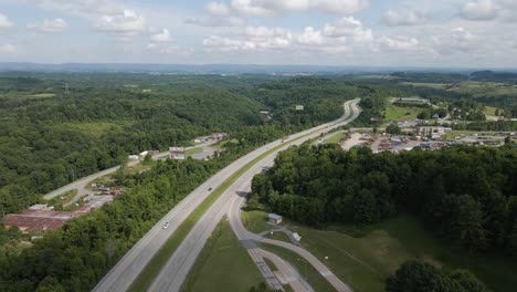 Interstate-79-In-West-Virginia-In-Den-Appalachen-Mit-Blick-Nach-Süden