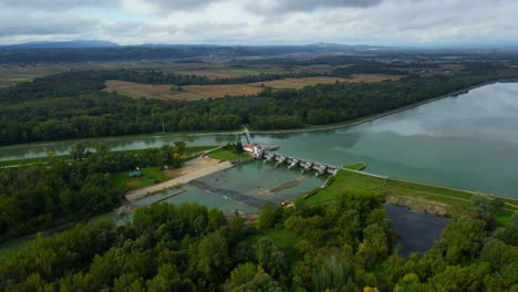 The-Ormoške-lagune-Natural-Reserve-Park-covers-an-area-of-over-220-hectares,-and-features-a-diverse-range-of-landscapes,-including-marshes,-lakes,-meadows,-and-forests