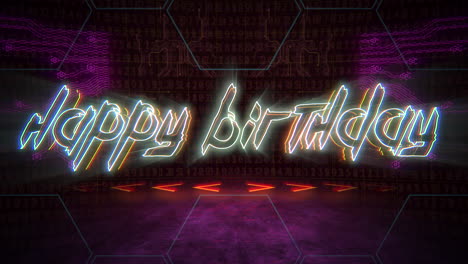 Feliz-Cumpleaños-Con-Matriz-Cyberpunk-Y-Elementos-Hud