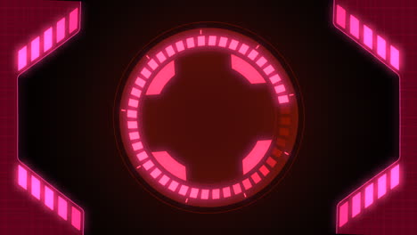 Digital-screen-with-circles-HUD-elements