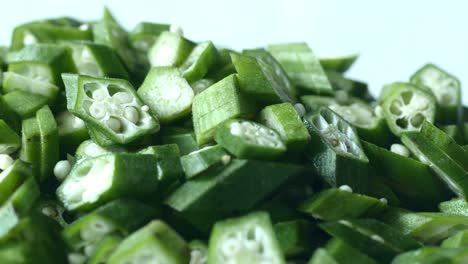 Fresh-okra-isolated-on-white-background