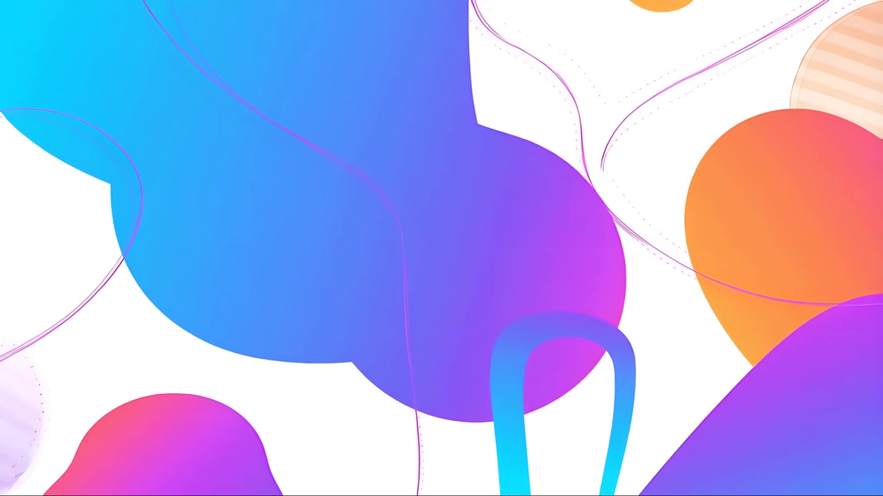 Sfondo Animato Astratto e Colorato 4K