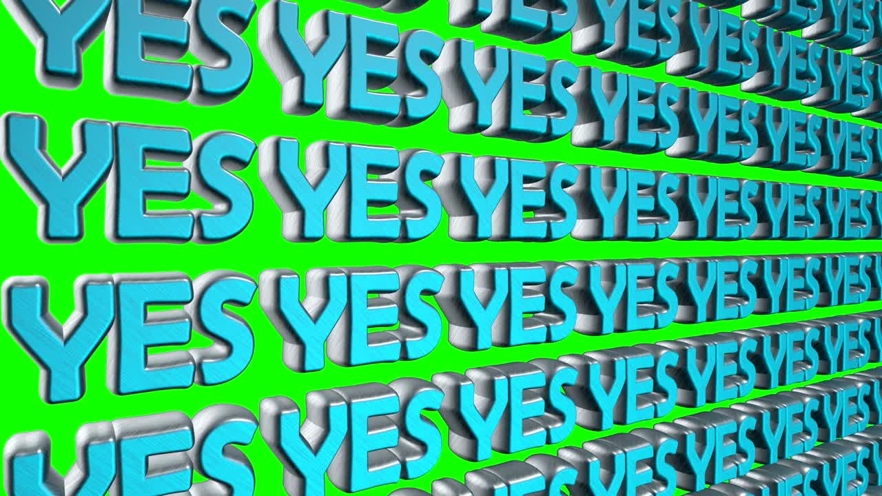 Yes 3d text floating on the screen. Animation for yours presentation.