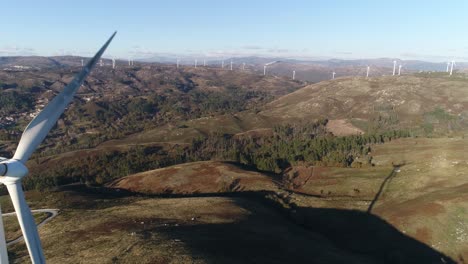vista aérea de los molinos de viento