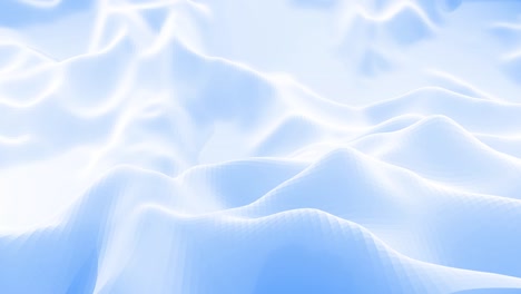 stylish blue white creative abstract low poly background in 4k. abstract wavy pattern move on surface in loop. smooth soft seamless animation. simple minimalistic geometric bg.