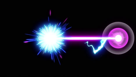 energy blast in space
