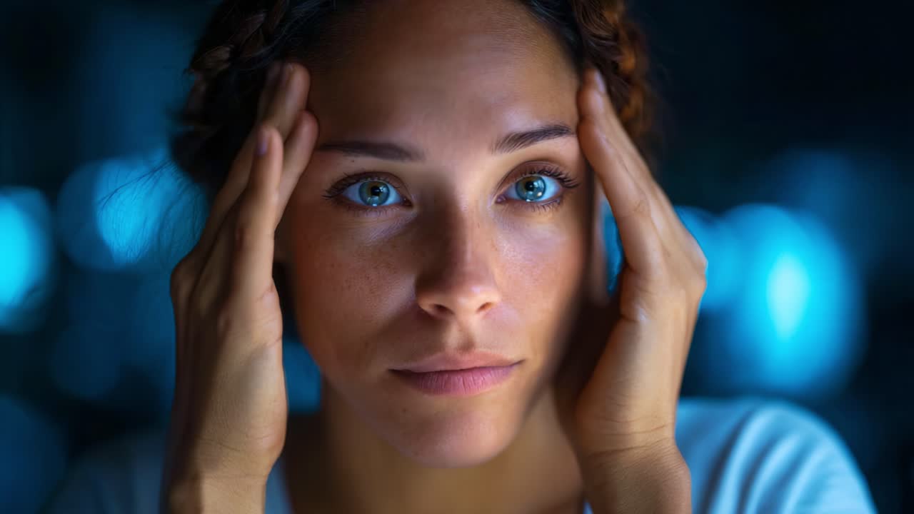 A thoughtful moment captured in two frames, revealing deep emotion and contemplation expressed through a person's intense gaze and thoughtful posture