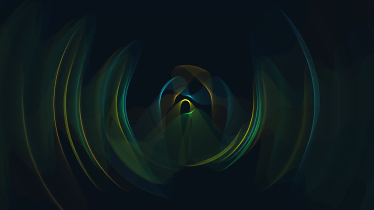 Colorful Circular Music Equalizer Loop Background