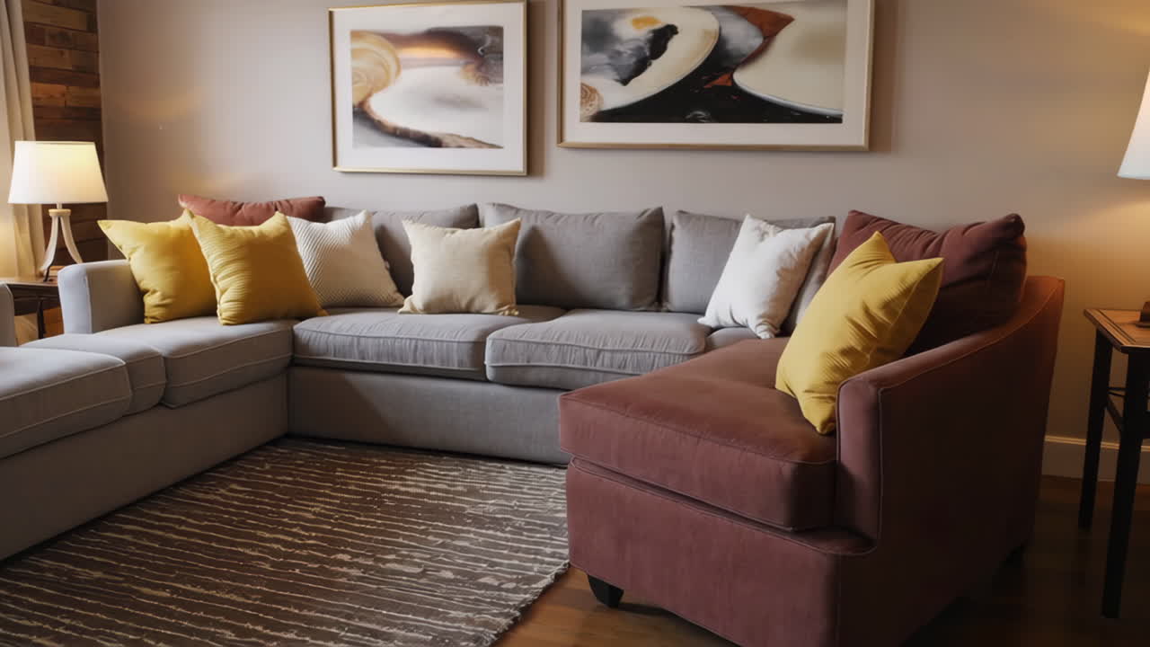 Cozy Living Room with Wood Paneling and Fireplace