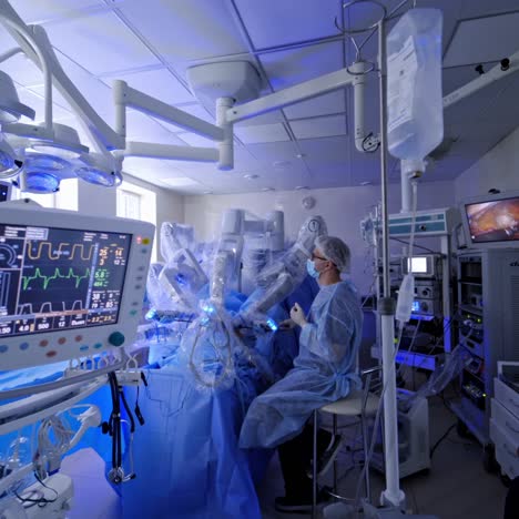 minimally invasive microsurgery in hospital
