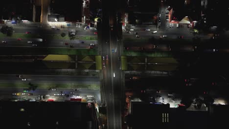 nighttime aerial imagery of ecatepec's street networks