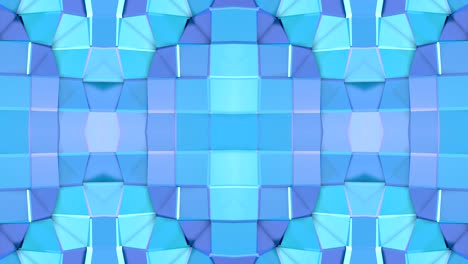 fondo 3d abstracto simple en color gradiente púrpura azul, estilo poli bajo como fondo geométrico moderno o entorno matemático con efecto caleidoscópico. 4k uhd o bucle sin costuras fullhd.1