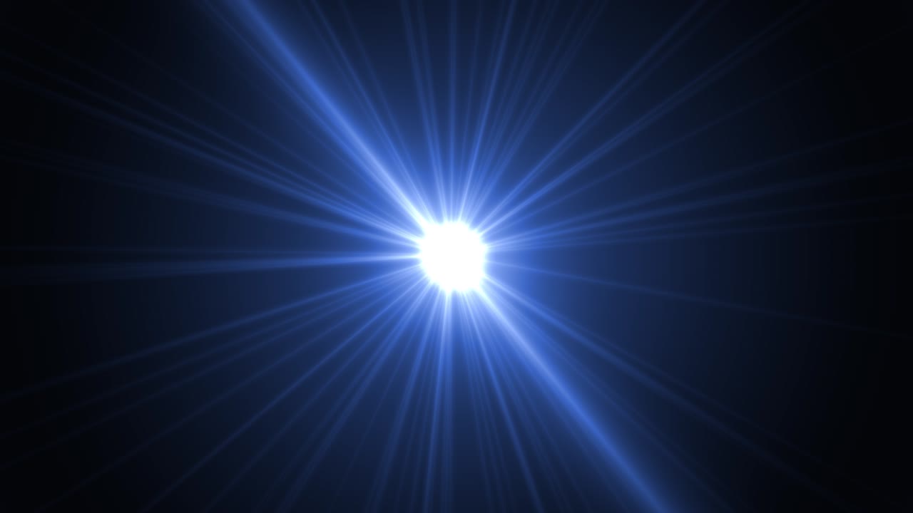 Optical effect of lens flare abstract background bokeh looped 4k video for festival concert new year