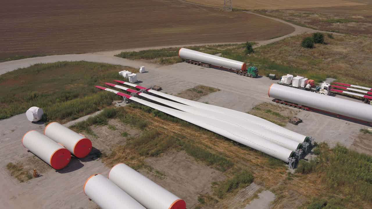 Wind Turbine Blade Transport and Storage