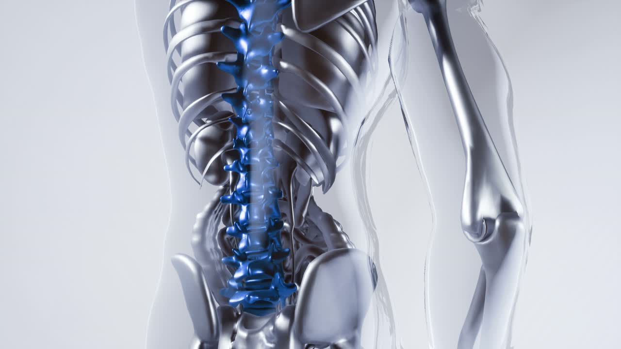 인체 척추 골격  ⁇  모델과 장기