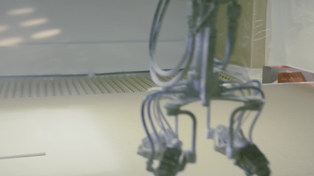 Industrial Painting Process with Robotic Arm
