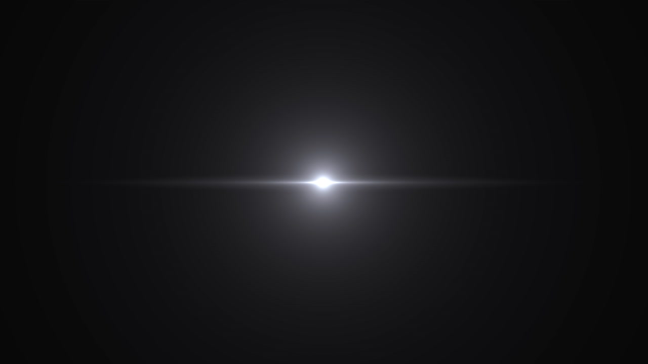 Abstract cinematic lens flares effects white beautiful star optical shine light ray animation on