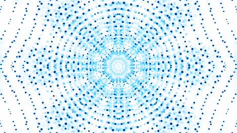 Abstract Blue and White Pattern