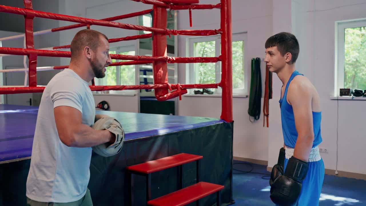 Boxing Coaching Session in the Gym